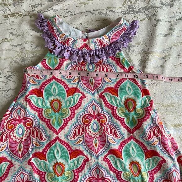 Counting Daises  Groovy 60s retro print dress - Picture 6 of 9